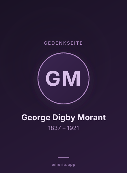 Gedenkportrait von George Digby Morant