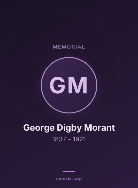 Memorial portrait of George Digby Morant