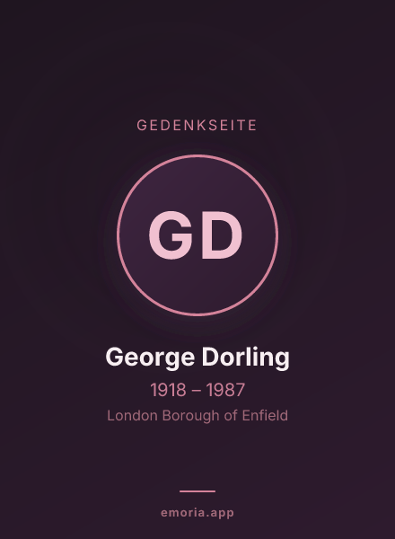 Gedenkportrait von George Dorling
