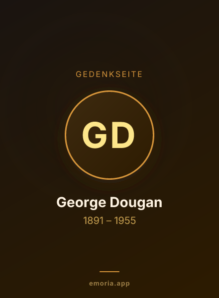 Gedenkportrait von George Dougan