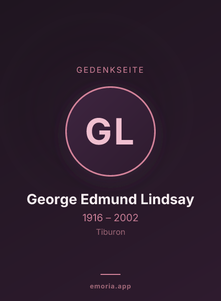 Gedenkportrait von George Edmund Lindsay