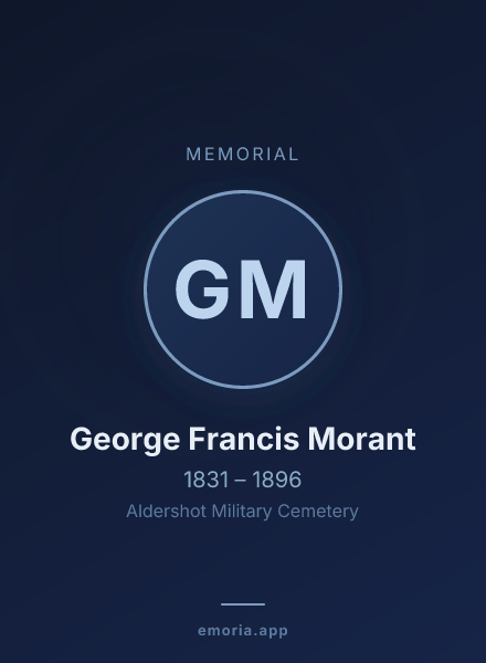 Memorial portrait of George Francis Morant