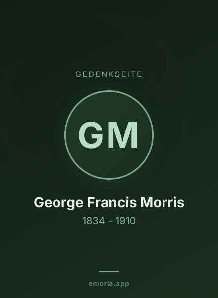 Gedenkportrait von George Francis Morris