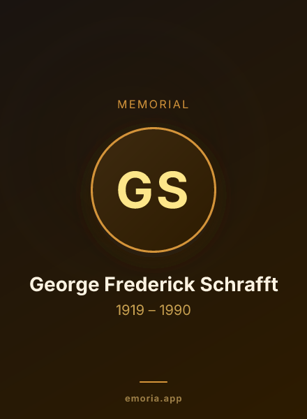 Memorial portrait of George Frederick Schrafft