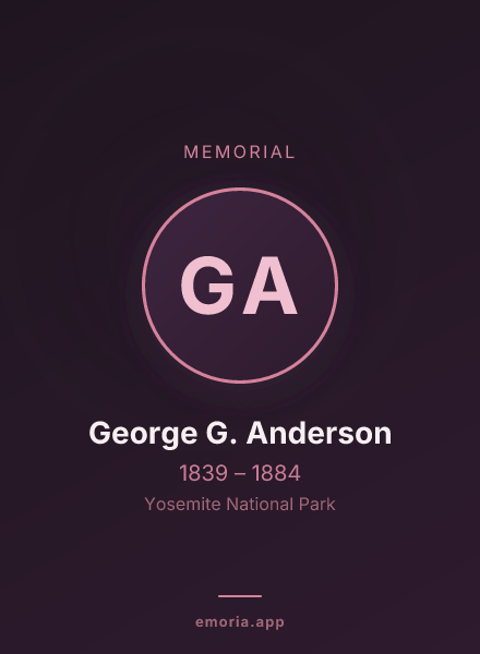 Memorial portrait of George G. Anderson