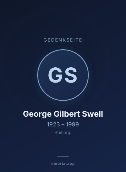 Gedenkportrait von George Gilbert Swell