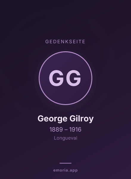 Gedenkportrait von George Gilroy