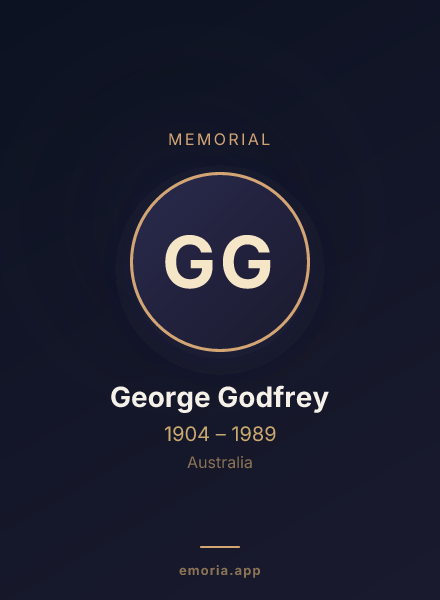 Memorial portrait of George Godfrey