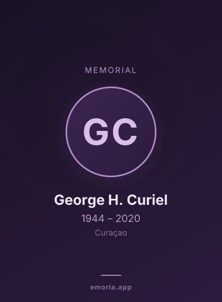 Memorial portrait of George H. Curiel