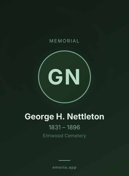 Memorial portrait of George H. Nettleton