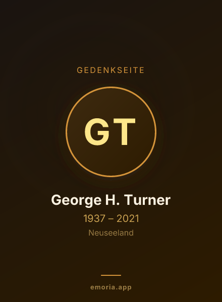 Gedenkportrait von George H. Turner