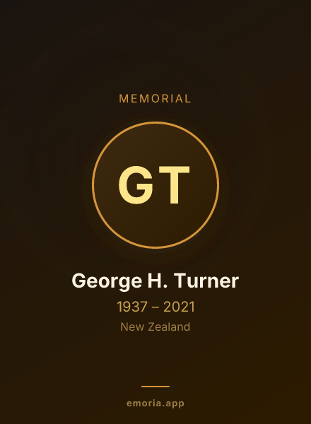 Memorial portrait of George H. Turner