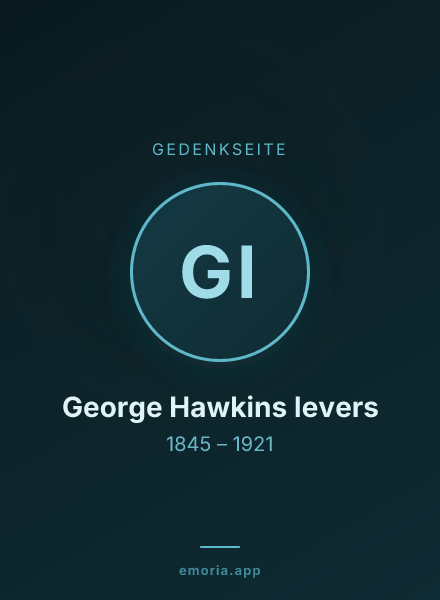 Gedenkportrait von George Hawkins Ievers