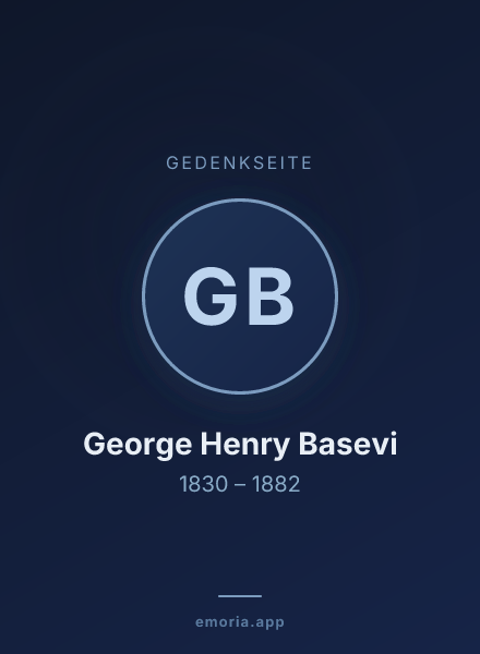 Gedenkportrait von George Henry Basevi