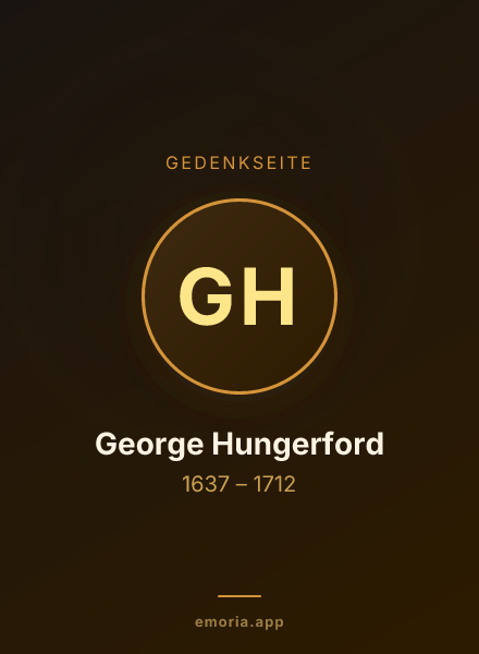 Gedenkportrait von George Hungerford