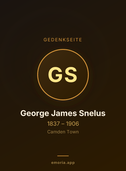 Gedenkportrait von George James Snelus