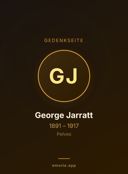 Gedenkportrait von George Jarratt