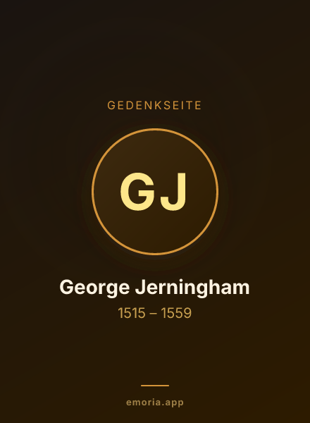 Gedenkportrait von George Jerningham