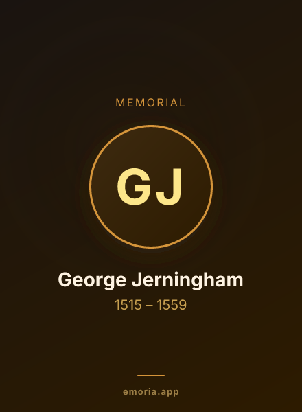 Memorial portrait of George Jerningham
