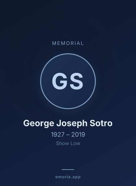 Memorial portrait of George Joseph Sotro