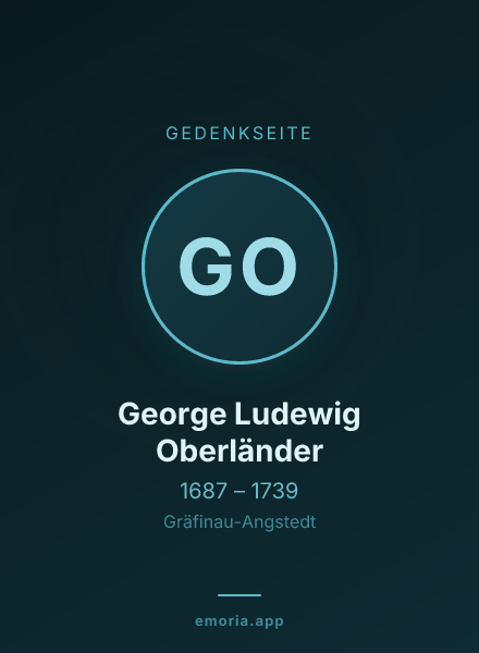 Gedenkportrait von George Ludewig Oberländer