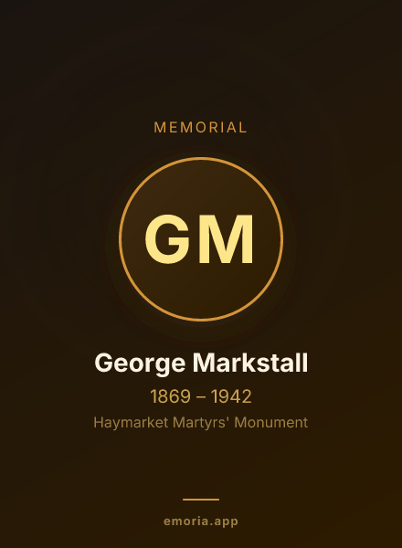 Memorial portrait of George Markstall