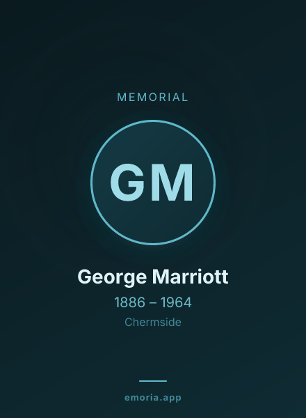 Memorial portrait of George Marriott