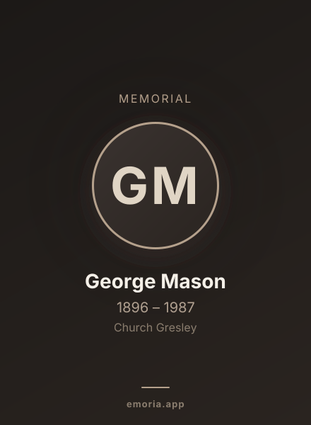 Memorial portrait of George Mason