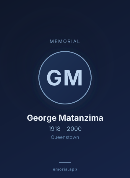Memorial portrait of George Matanzima