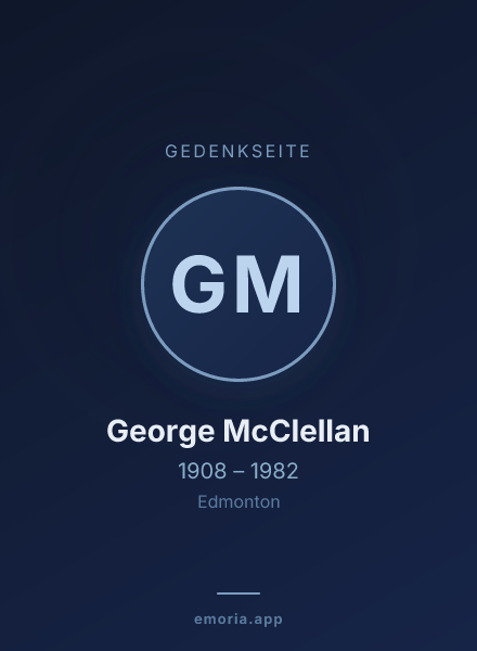 Gedenkportrait von George McClellan