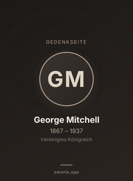 Gedenkportrait von George Mitchell