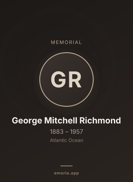 Memorial portrait of George Mitchell Richmond