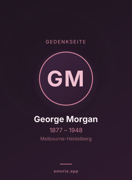 Gedenkportrait von George Morgan