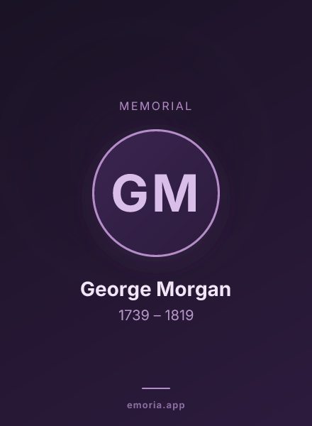 Memorial portrait of George Morgan