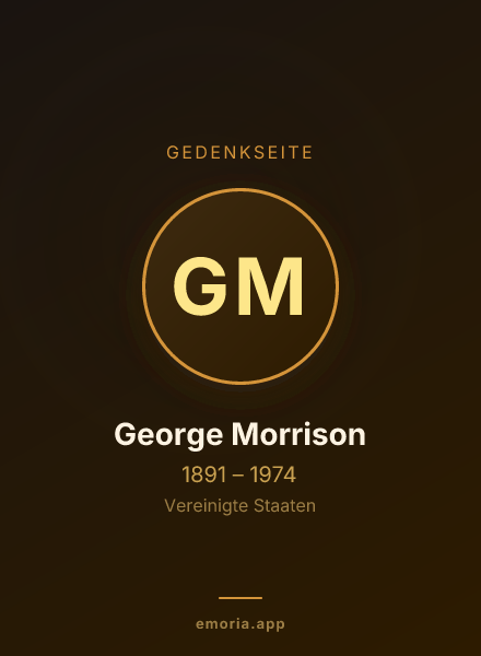 Gedenkportrait von George Morrison