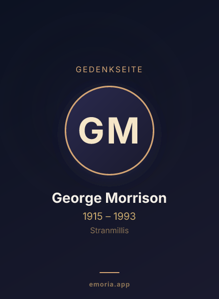 Gedenkportrait von George Morrison