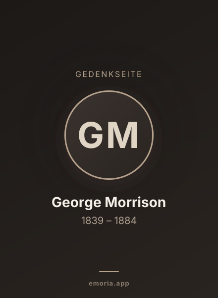 Gedenkportrait von George Morrison