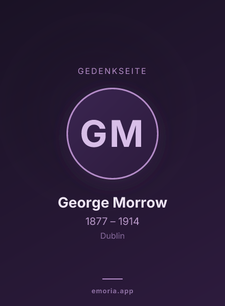 Gedenkportrait von George Morrow