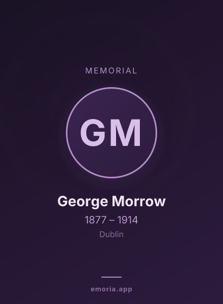 Memorial portrait of George Morrow
