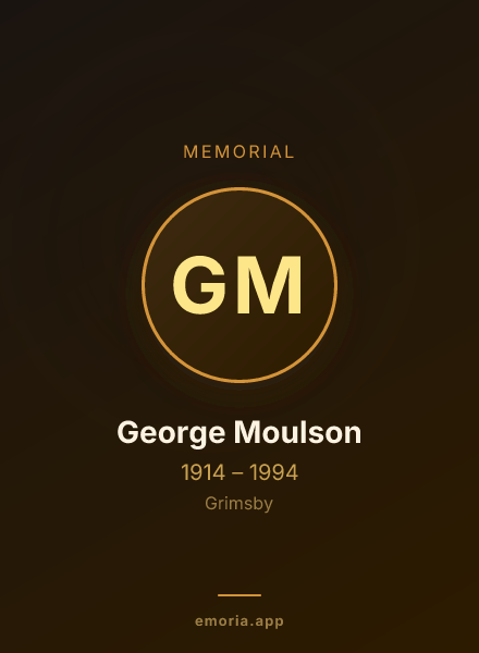 Memorial portrait of George Moulson