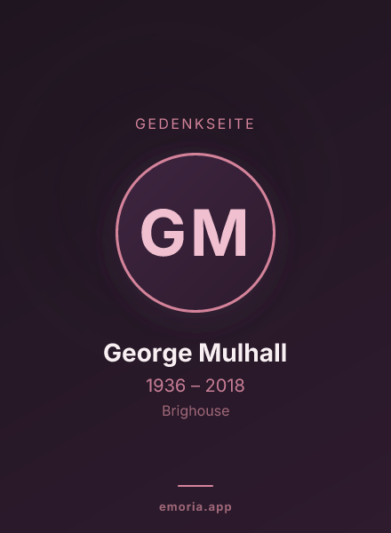 Gedenkportrait von George Mulhall