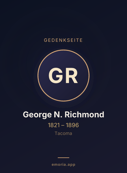 Gedenkportrait von George N. Richmond