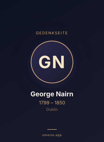 Gedenkportrait von George Nairn