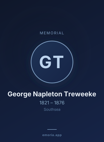 Memorial portrait of George Napleton Treweeke
