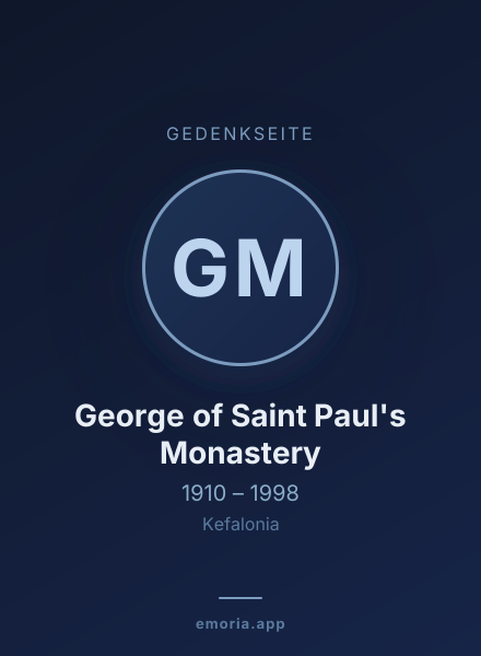 Gedenkportrait von George of Saint Paul's Monastery