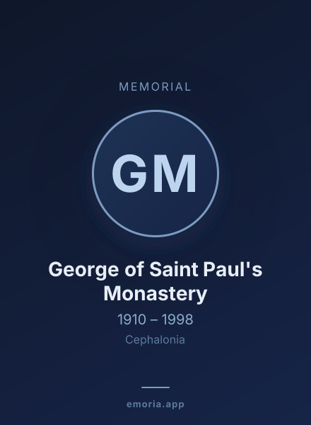 Memorial portrait of George of Saint Paul's Monastery