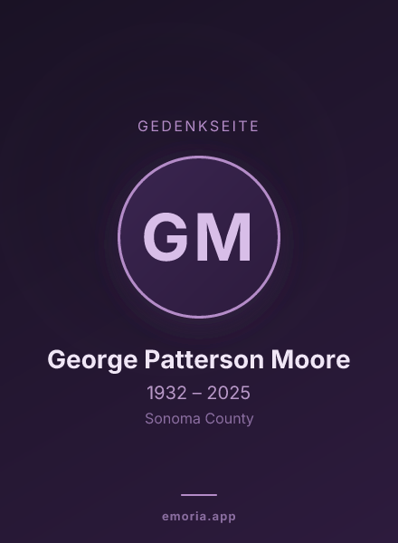 Gedenkportrait von George Patterson Moore