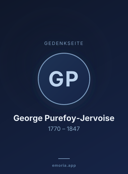 Gedenkportrait von George Purefoy-Jervoise