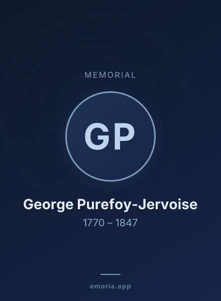 Memorial portrait of George Purefoy-Jervoise