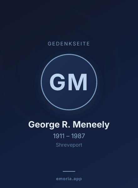 Gedenkportrait von George R. Meneely